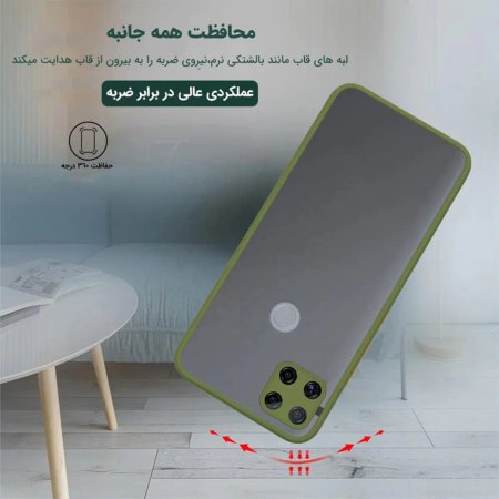 Cover Back Matte Camera Protective Defender Model For Xiaomi Redmi 9C