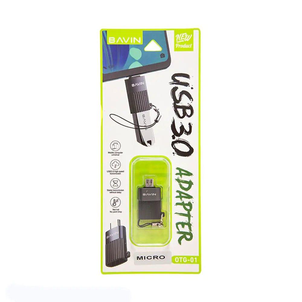 OTG Converter Bavin USB To Micro Model OTG-02
