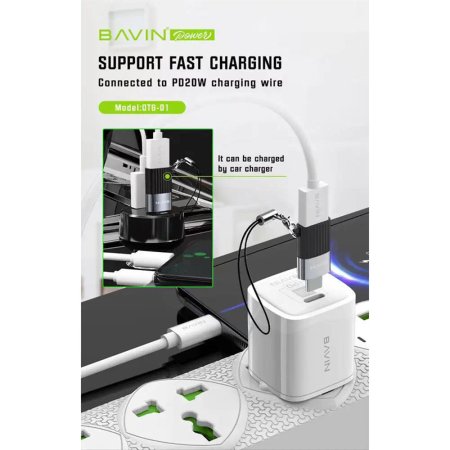 OTG Converter Bavin USB To Micro Model OTG-02