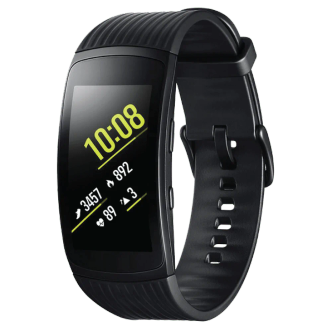 مچ بند هوشمند سامسونگ مدل Gear Fit 2 Pro Black سایز کوچک