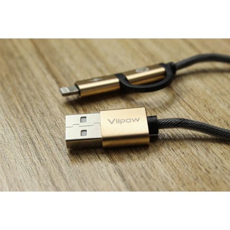 Cable Viipow Model CAB-03MTIC Lightning And Micro USB