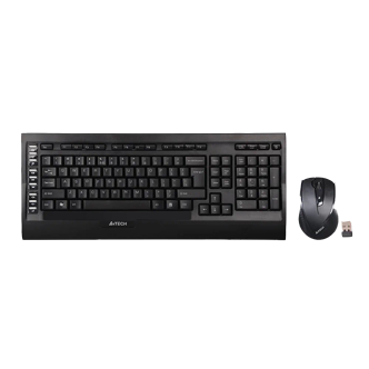 کیبورد و ماوس بی سیم ای فورتک مدل 9300F