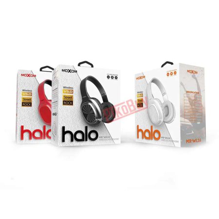 MOXOM WL26 white RAM Bluetooth headphones