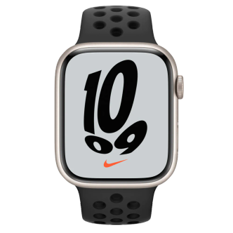 ساعت هوشمند اپل واچ سری 7 مدل 45mm Aluminum Case with Nike Sport Band