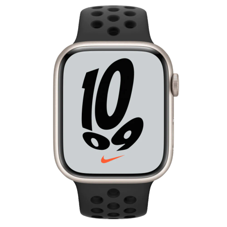 Apple Watch Series 7 41mm Aluminum Case with Nike Sport Band