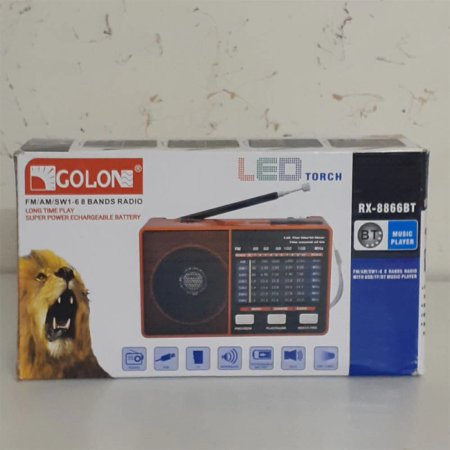 GOLON RX-8866BT Radio Portable Bluetooth Speaker