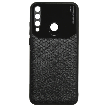 Cover Leather Design Lens Model for Huawei Y6P