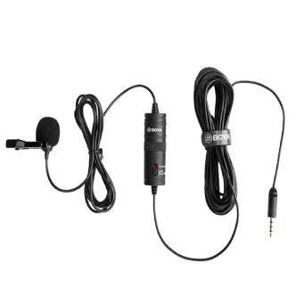 میکروفون یقه ای بویا مدل Boya BY-M1 میکروفون یقه ای بویا مدل Boya BY-M1