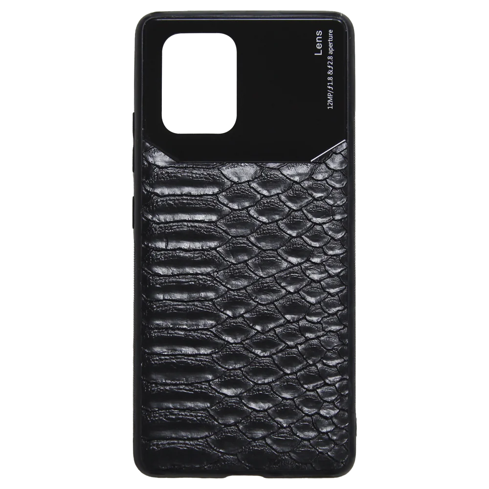Cover Leather Design Lens Model For Samsung A91