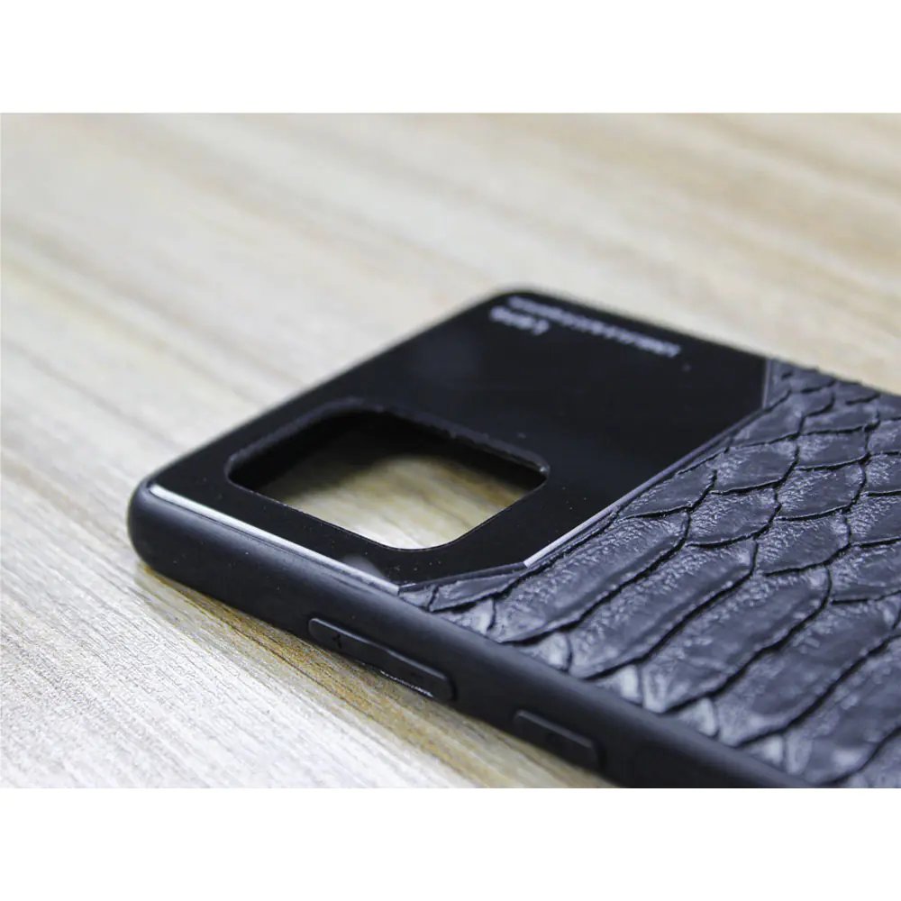 Cover Leather Design Lens Model For Samsung A91