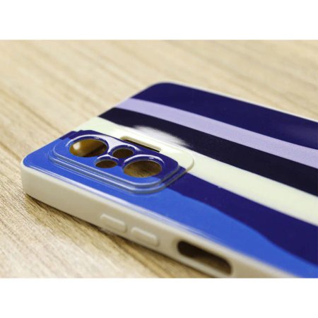 Cover Silicon Lens Protective Rainbow Pattern R15 For Xiaomi Redmi Note 10 Pro