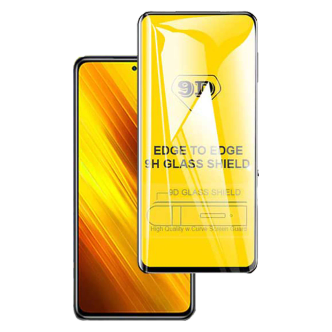 محافظ صفحه نمایش تمام صفحه 9D شیائومی Poco X3 / X3 Pro محافظ صفحه نمایش تمام صفحه 9D شیائومی Poco X3 / X3 Pro