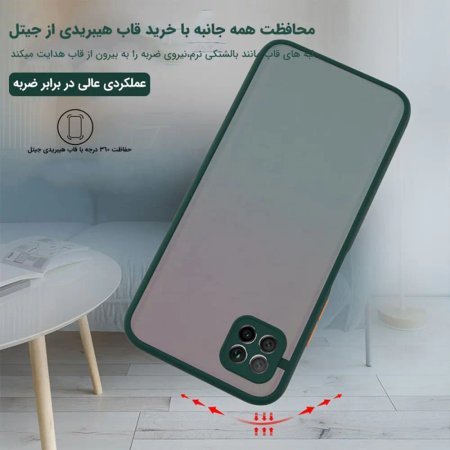 Cover Back Matt Lens Protective Defender for Samsung Galaxy A22 5G