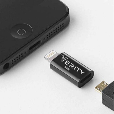 Verity A304 MicroUSB to Lightning Adapter