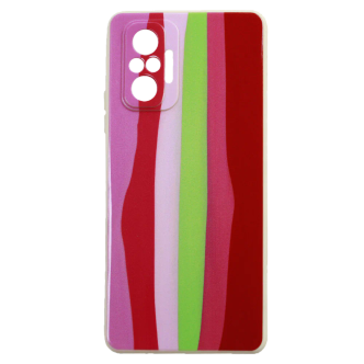 قاب سیلیکونی محافظ لنز رنگین کمانی مدل R18 مناسب برای گوشی های Redmi Note 10 Pro / Pro Max قاب سیلیکونی محافظ لنز رنگین کمانی مدل R18 مناسب برای گوشی های Redmi Note 10 Pro / Pro Max