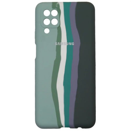 Cover Silicon Rainbow Pattern For Samsung A12 / M12