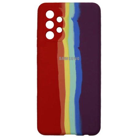 Cover Silicon Rainbow Pattern For Samsung A32 4G
