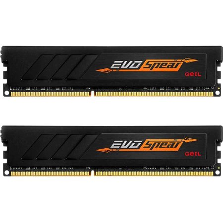 رم دسکتاپ DDR4 دو کاناله 2400 مگاهرتز CL17 گیل مدل Evo SPEAR ظرفیت 32 گیگابایت