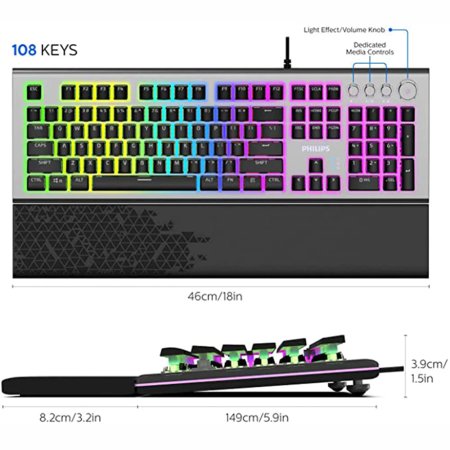 Philips SPK8614 Gaming Keyboard