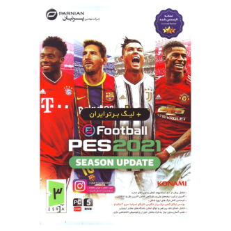 بازی Pes 2021 Season Update + لیگ برتر ایران مناسب برای کامپیوتر نشر پرنیان بازی Pes 2021 Season Update + لیگ برتر ایران مناسب برای کامپیوتر نشر پرنیان