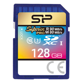 کارت حافظه سیلیکون پاور مدل SDHC Superior Pro U3 80MB/s کلاس 10 ظرفیت 128 گیگابایت