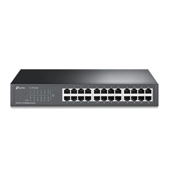 سوئیچ 24 پورت رومیزی/رکمونت 10,100 Unmanaged تی پی لینک مدل TL-SF1024D سوئیچ 24 پورت رومیزی/رکمونت 10,100 Unmanaged تی پی لینک مدل TL-SF1024D