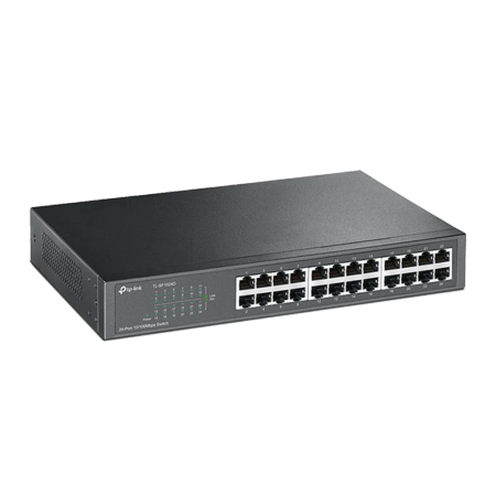 TP-Link TL-SF1024D 24-Port 10,100 Mbps Unmanaged Switch