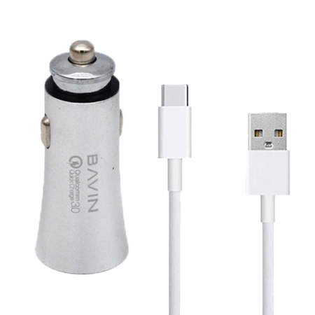 Bavin PC539 lighter charger with Type-C cable