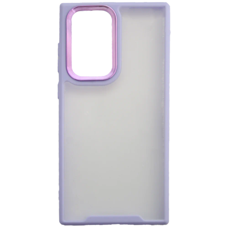 Doyers Silicone Round Transparent Cover For Galaxy S22 Ultra
