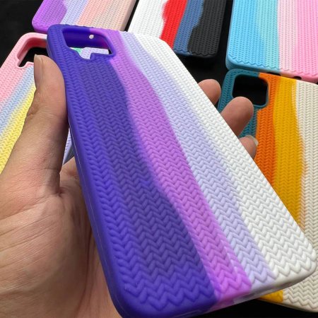 Rainbow Texture Cover Suitable For Samsung A22 5G