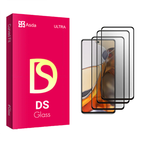 Asda DS Glass Ceramics Screen Protector For Xiaomi 11T Pro 5G 2107113SG Pack Of 3