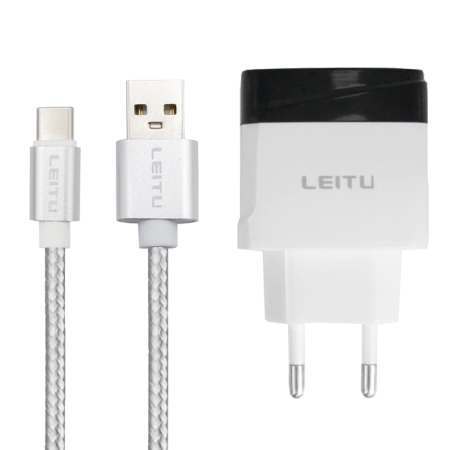 Leitu LH-8 Wall Charger With USB Type-C Cable