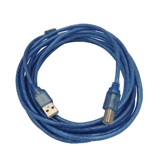 کابل USB پرینتر پرووان مدل شیشه ای طول 5 متر کابل USB پرینتر پرووان مدل شیشه ای طول 5 متر