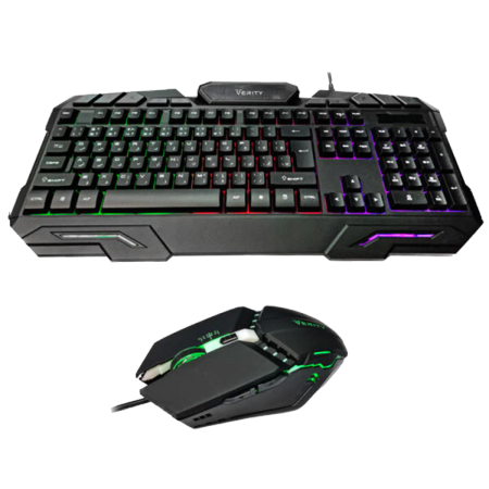 Verity V-KB6121GCW Gaming keyboard and mouse
