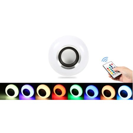 Musical LED light with bluetooth speaker