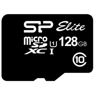 کارت حافظه microSDHC سیلیکون پاور مدل Elite کلاس 10 استاندارد UHS-I U1 سرعت 100MBps ظرفیت 128 گیگابایت