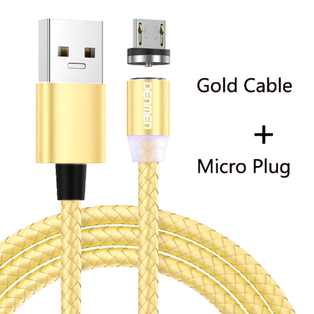 Denman D09V USB Magnetic to MicroUSB Converter Cable,