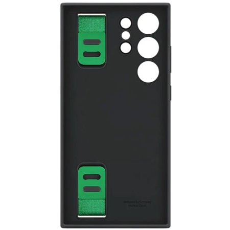 SAMSUNG Galaxy S23 Ultra Silicone Grip Phone Case Protective Cover EF-GS918TBEGWW