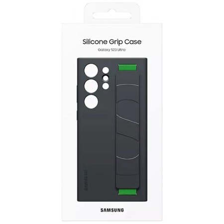 SAMSUNG Galaxy S23 Ultra Silicone Grip Phone Case Protective Cover EF-GS918TBEGWW