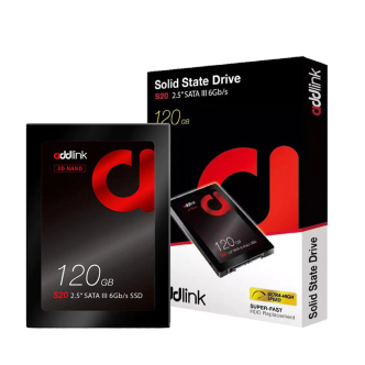 حافظه SSD اینترنال 120 گیگابایت Addlink مدل S20 SATA III حافظه SSD اینترنال 120 گیگابایت Addlink مدل S20 SATA III