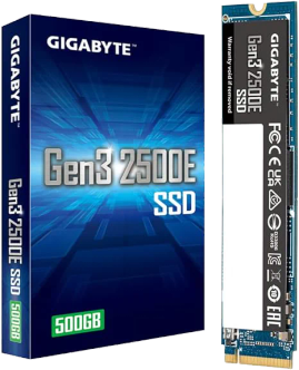 اس اس دی اینترنال گیگابایت مدل Gen3 2500E ظرفیت 500 گیگابایت