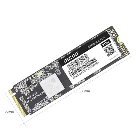 OSCOO ON900 M.2 NVMe 512GB Internal SSD