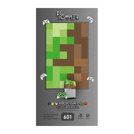 Skin Sticker for XBOX ONE S Minecraft Bundle Design