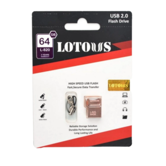 فلش لوتوس (LOTOUS) مدل 64GB L-820 فلش لوتوس (LOTOUS) مدل 64GB L-820
