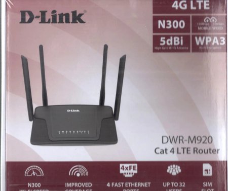 D-LINK DWR-M920 NEW 4G LTE