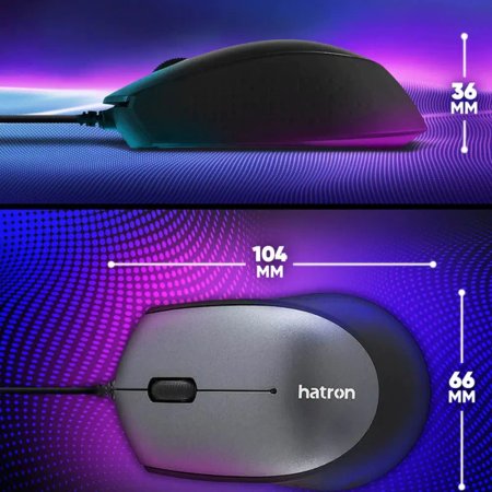 Hatron HM430 SL 1000dpi Wired Mouse