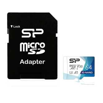 کارت حافظه microSDXC سیلیکون پاور مدل  Superior Pro U3 V30 با سرعت 100MBps ظرفیت 64 گیگابایت
