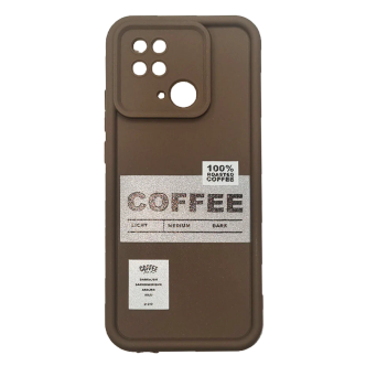 کاور فشن کیس مدل TPU Coffee محافظ لنز دار مناسب برای گوشی Redmi 10C