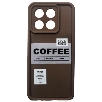 کاور فشن کیس مدل TPU Coffee محافظ لنز دار مناسب برای گوشی Poco X6 Pro