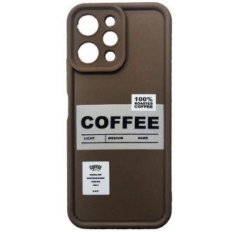 کاور فشن کیس مدل TPU Coffee محافظ لنز دار مناسب برای گوشی Redmi 12